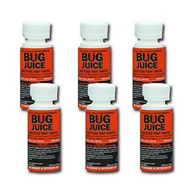 Bulk Pack Bug Juice Insecticide Paint Additive - Controls Crawling & Flying Insects (6pk, 1gal)