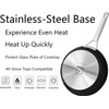 MsMk 11 Inch Nonstick Frying Pan，Titanium and Ceramic Nonstick Large