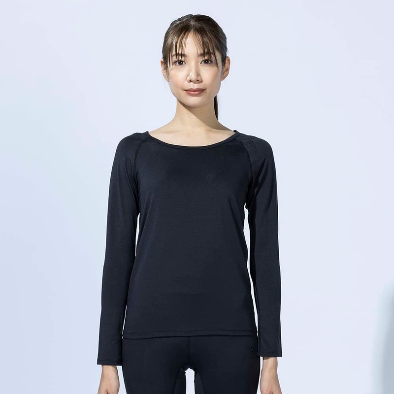 Otafuku JW-538 Women's All-Season Inner Long Sleeve Round Neck [Outlast