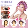 H HOME-MART Jumbo Hair Rollers Set, 33 Pcs Self Grip