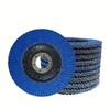 10Pc 4 1/2 inch Shaft 7/8 Grinding Flap Disc 40