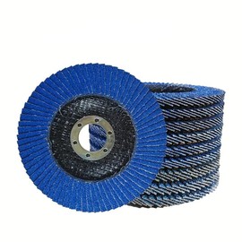 10Pc 4 1/2 inch Shaft 7/8 Grinding Flap Disc 40 Grit，Zirconia Abrasive，efficient Grinding，wear-Resistant and Durable， Angle Grinder Sanding Disc for Metal, Wood, Stainless Steel Finishing (4.5in-40#)