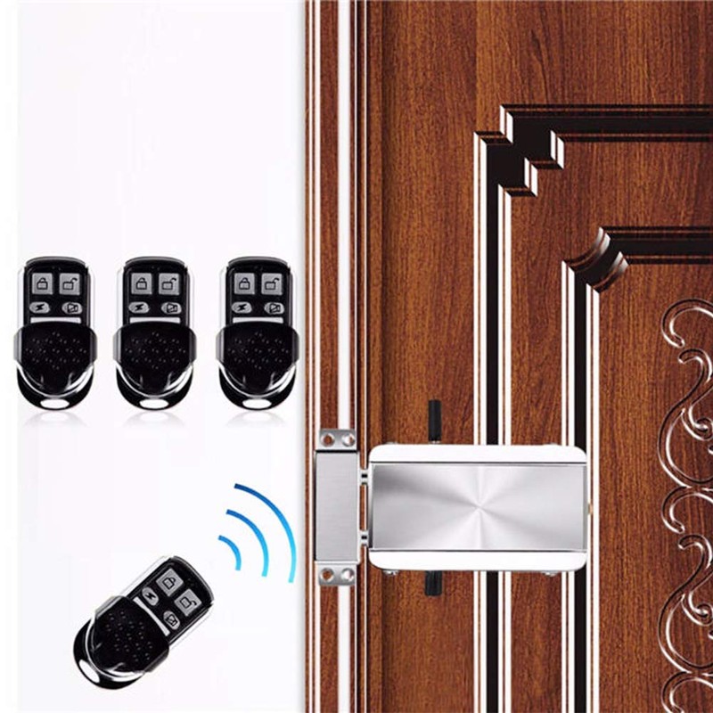 Remote Control Door Lock, Smart Wireless Anti-Theft Lock, Keyless Entry