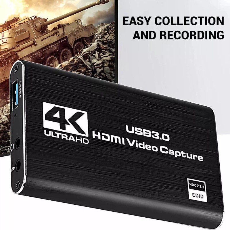 Universal 1Pac 4K Audio Video Capture Card USB 3.0 HDMI