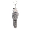 CALLARON Stuffed Fox Decoration, Plush Key Pendant, Plush Keychain, Key