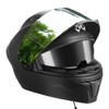 MOCOERL Casco Integral para Moto Certificado Dot con Bluetooth Puede