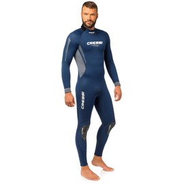 Cressi Men's & Ladies' Full Wetsuit Back-Zip for Scuba Diving & Water Activities - Fast 3mm: designed in Italy
