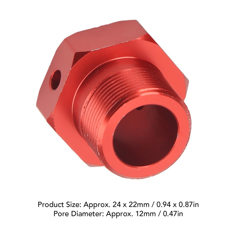2Pcs RC Aluminum Wheel Hex Hubs 24mm Aluminium Alloy Stable