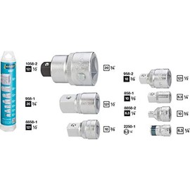 Hazet Adapter Set 958/7, Number of Tools: 7, Size