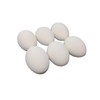 Ceramic Chicken Nesting Eggs (White) - Fake Training Eggs for