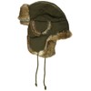 MFH Winter Cap Olive with Brown Rabbit Fur size L