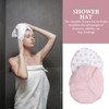 BETOOKY Gorros de Ducha Térmicos para Mujer 2piezas, Doble Capa