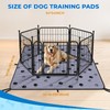Fostanfly Washable Pee Pads for Dogs, 2 Pack Reusable Super
