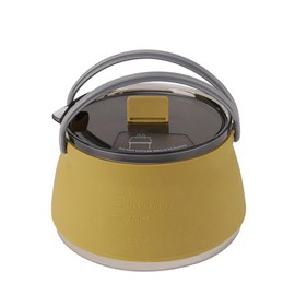 Foldable Silicone Portable Kettle Camping Open Fire Coffee Tea Cassette Stove Outdoor Silicone Folding Backpack Pot