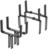 com-four® 4x flower box holder for balcony parapets and railings