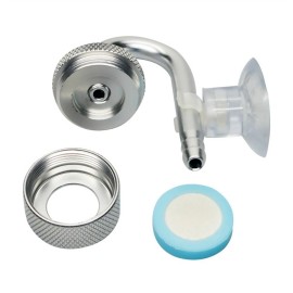 Unbranded 24mm Aluminum Alloy Fish Tank CO2 Diffuser Bubble Atomizer Solenoid Regulator