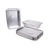 Diplastible Disposable Aluminum Pans with Lids | 10 pack 1-Dinner