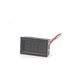 LED DC Voltmeter DC5V-40V 12V 24V Digital Voltmeter with Display Red High Precision Stable Performance Digital Display Two-Wire Digital Meter Voltage Display 12V / 24V