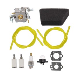 Carburetor Air Filter Carb Fuel Line Spark Plug Carb For Poulan Chainsaw 1950 2050 2150 2375 Wild Thing 2375LE Walbro WT 89 891 WT-324 for Zama C1U-W8 C1U-W14 Replace# 545081885