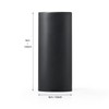 FOSHIO Black Razor Blade Disposal Container Storage Box 30 Degree