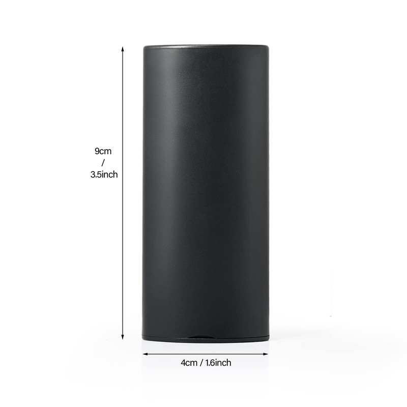 FOSHIO Black Razor Blade Disposal Container Storage Box 30 Degree