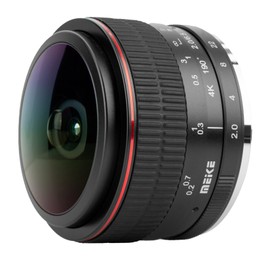 Meike 6.5mm f2.0 Ultra Wide Fisheye Lens Circular Fixed Prime Lenses for EOS-M Mirorrless Cameras M100 M10 M6 M5 M3 M2 M50 M6II M200