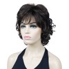 Lydell 12" Short Curly Wigs Soft Shaggy Layered Classic Cap