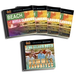 Colección del Tesoro | Los niños de la playa: los favoritos del verano y los clásicos de la música de la playa 1-4 (set de 5 CD)