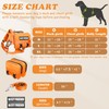 MOOGROU Dog Backpack Harness and Leash Set for Large Dogs