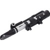 Mini G MasterBlaster 10.8" Silver and Black Bike Pump with