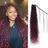 Boho Faux Locs Crochet Hair 30 Inch Goddess Locs 8