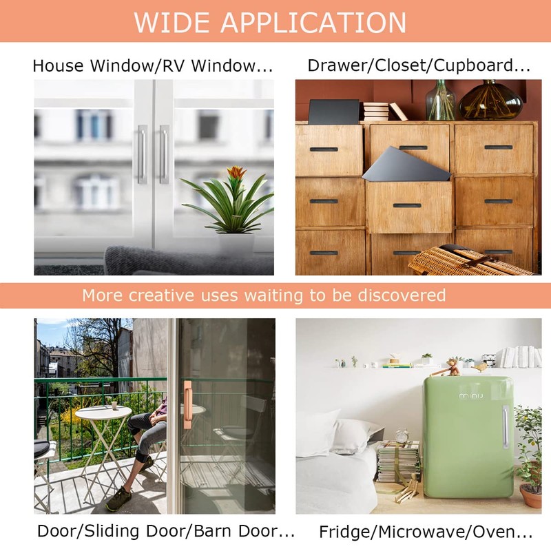 Skyscraper Self-Stick Instant Kitchen Cabinet Bathroom Drawer Closet Door Handle