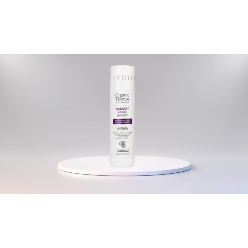 Shampoo Matizador Para Rubios Platinados Organic Therapy