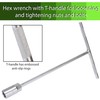 AERZETIX - C69071 - T-shaped socket wrench 17 x 300