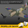 3 Sets Rc Plane 3-Blade Propeller with Propeller Savers and