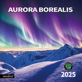 2025 Wall Calendar,Calendar 2025, November 2024 - December 2025, Wall Calendar Aurora, 12" x 24" Opened,Full Page Months Thick & Sturdy Paper for Gift Perfect Calendar Organizing & Planning