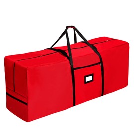 Fuyuleyo Christmas Tree Storage Bag Heavy-Duty 600D Oxford Christmas Tree Bag, Christmas Tree Storage Box Fits Up to 7.5Ft Tree, Waterproof Xmas Tree Bag with Reinforced Handles & Dual Zipper