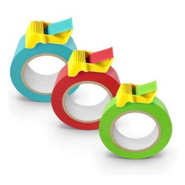 Masking Tape Cutter, Set of 3, Packing Tape Cutter, Cellotape Cutter Stand, for Paintings, Notebooks, Handmade, Easy to Carry