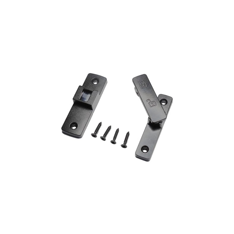 ETEKJOY Heavy-Duty Flip Latch Lock 90/180 Degree Sliding/Swinging Door Lock