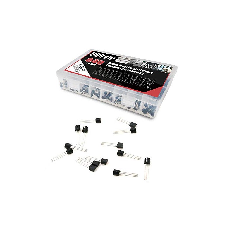 longruner 24-values 2 N2222-s9018/bc327-bc558 NPN PNP transistores de potencia de