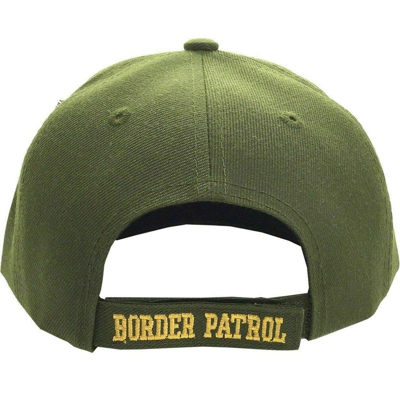 Let it Fly US Border Patrol Green Embroidered Hat Cap