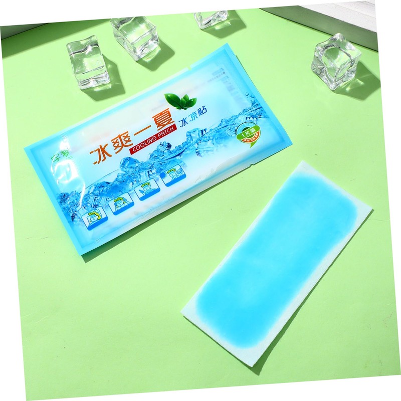 SAFIGLE 40pcs Cooling Sheets for Summer Portable Cold Patches Skin