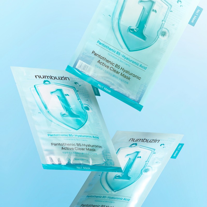 numbuzin No. 1 Pantothenic B5 Hyaluronic Active Clear Mask Sheet