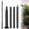 Koiyingnote Street Light Pole 13Ft, Outdoor Adjustable Metal Street Lamp