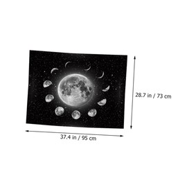 Ipetboom 1Pc Moon Phase Tapestry Premium Wall Hanging Decor for Bedroom Soft for Home Decoration and Room Accessories