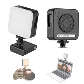 ORDRO Video Conference Lighting Kit, 2700K-6500K Dimmable, CRI 95+, 96 LED Beads Light with Clip for Conferencing Video Camera Lights w 3 Cold Shoe for Filming Remote Working Zoom Call Live Streaming