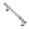 Alzassbg 10 Pack Polished Chrome Cabinet Pulls, 3-3/4 Inch(96mm) Hole