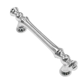Alzassbg 10 Pack Polished Chrome Cabinet Pulls, 3-3/4 Inch(96mm) Hole Centers Cabinet Handles Kitchen Hardware Straight Drawer Handle Pull AL3085CP