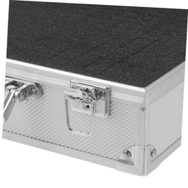 Outanaya Aluminum Tool Case Hard Briefcases for Men Metal Case with Aluminum Storage Sponge for Tools