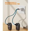LEKATO 2.4Ghz Wireless Guitar System Exclusive Mute Plug for Electric